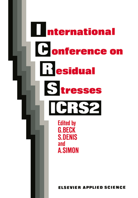 International Conference on Residual Stresses - 