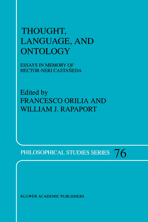 Thought, Language, and Ontology - 