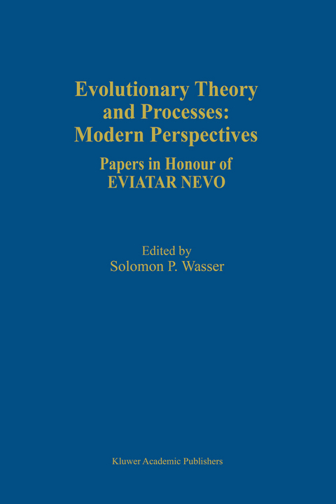 Evolutionary Theory and Processes: Modern Perspectives - 