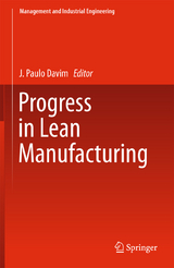 Progress in Lean Manufacturing - 