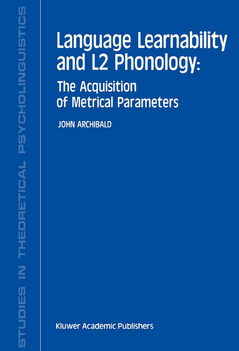 Language Learnability and L2 Phonology - J. Archibald