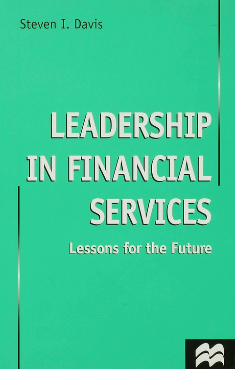 Leadership in Financial Services - S. Davis
