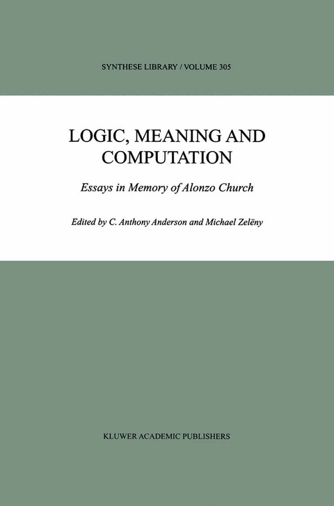 Logic, Meaning and Computation - 