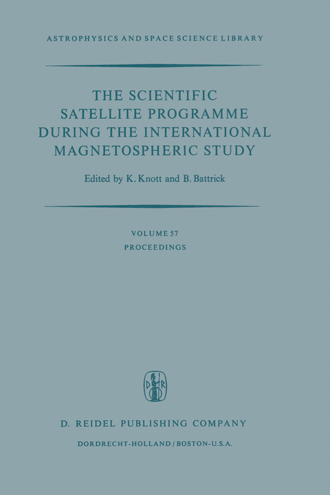 The Scientific Satellite Programme during the International Magnetospheric Study - 