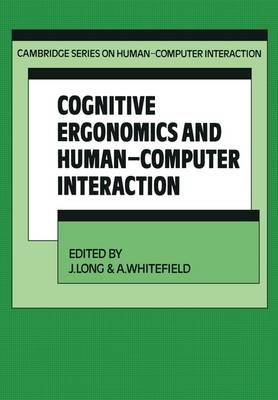 Cognitive Ergonomics and Human-Computer Interaction - 