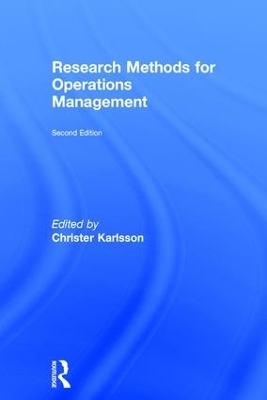 Research Methods for Operations Management - 