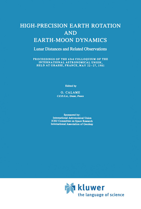 High-Precision Earth Rotation and Earth-Moon Dynamics - 