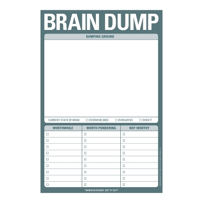 Knock Knock Brain Dump Pad - 