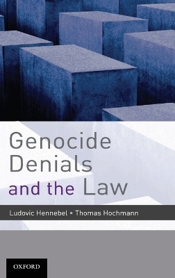 Genocide Denials and the Law - 
