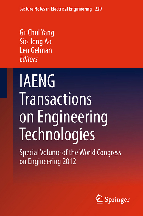 IAENG Transactions on Engineering Technologies - 