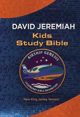 NKJV, Airship Genesis Kids Study Bible, TechTile Leather Edition - Dr. David Jeremiah