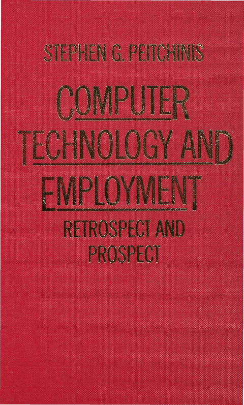 Computer Technology and Employment - Stephen G. Peitchinis