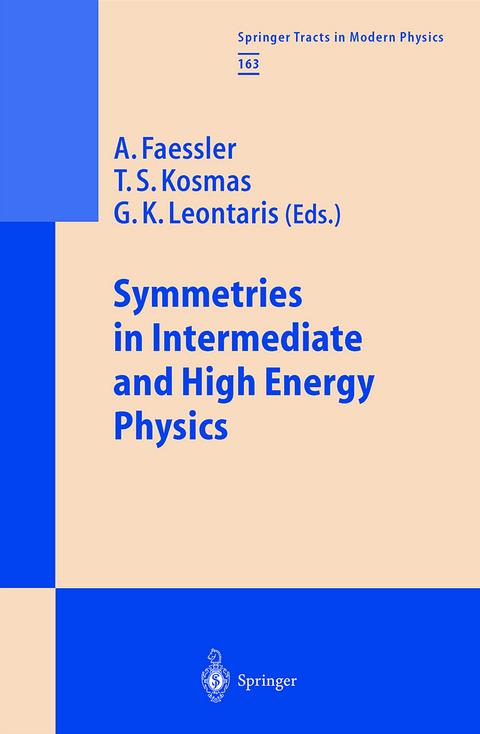 Symmetries in Intermediate and High Energy Physics - 