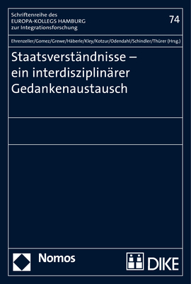 Staatsverständnisse - ein interdisziplinärer Gedankenaustausch - 
