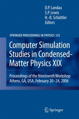 Computer Simulation Studies in Condensed-Matter Physics XIX - 