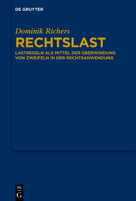 Rechtslast - Dominik Richers