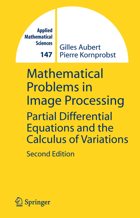 Mathematical Problems in Image Processing - Gilles Aubert, Pierre Kornprobst