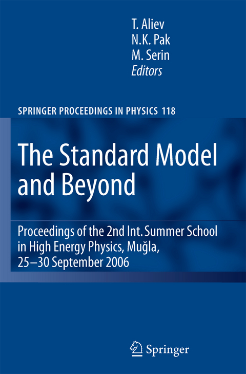 The Standard Model and Beyond - 