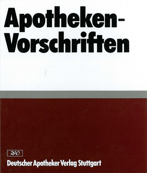 Apotheken-Vorschriften in Nordrhein-Westfalen - Dorothea Prütting