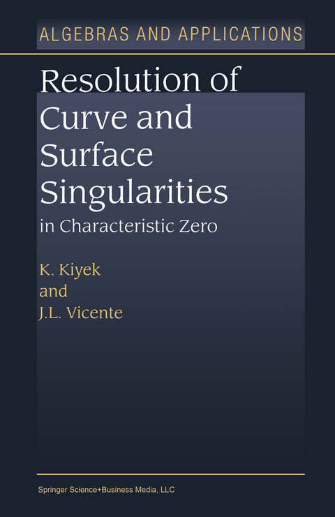 Resolution of Curve and Surface Singularities in Characteristic Zero - K. Kiyek, J.L. Vicente