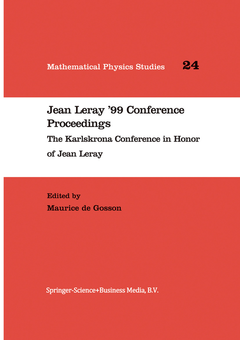 Jean Leray ’99 Conference Proceedings - 