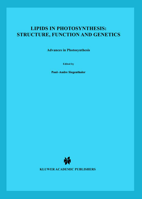 Lipids in Photosynthesis: Structure, Function and Genetics - 