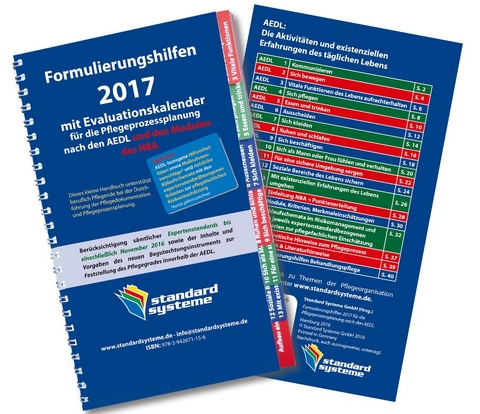 Formulierungshilfen 2017 für die Pflegeprozessplanung nach den AEDL