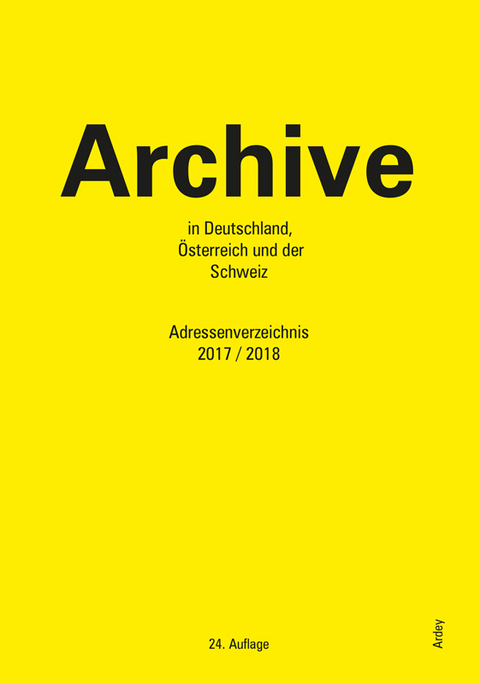 Archive in Deutschland, Österreich und der Schweiz