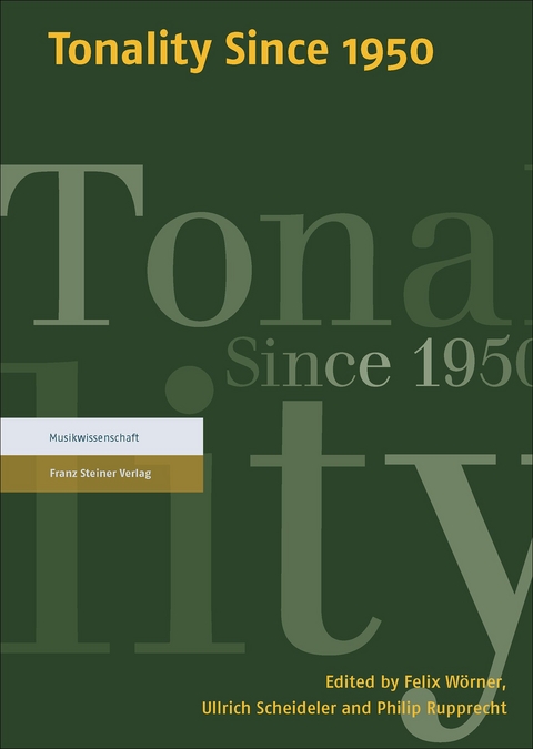 Tonality Since 1950 - 