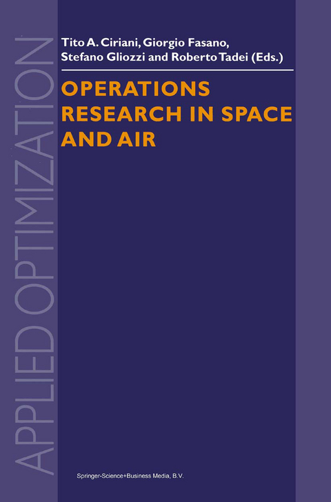 Operations Research in Space and Air - 