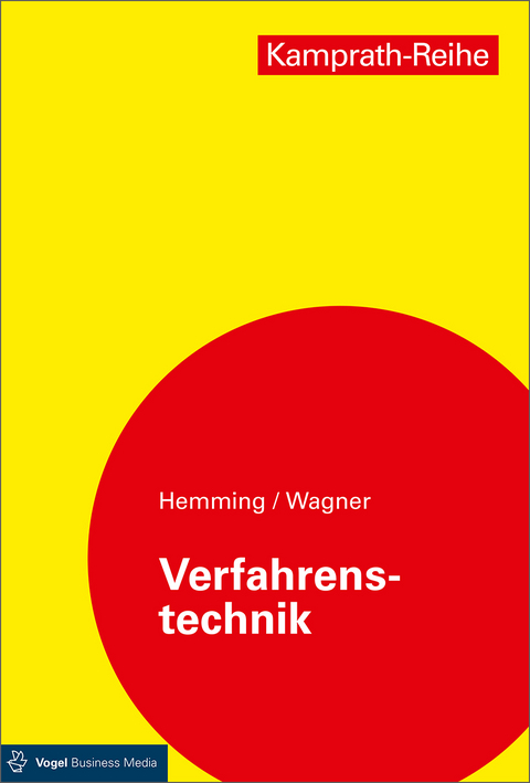 Verfahrenstechnik - Werner Hemming, Walter Wagner