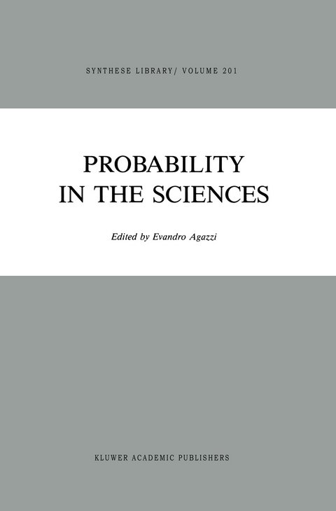 Probability in the Sciences - 