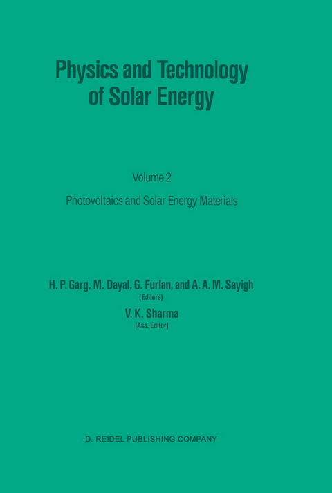 Physics and Technology of Solar Energy - 