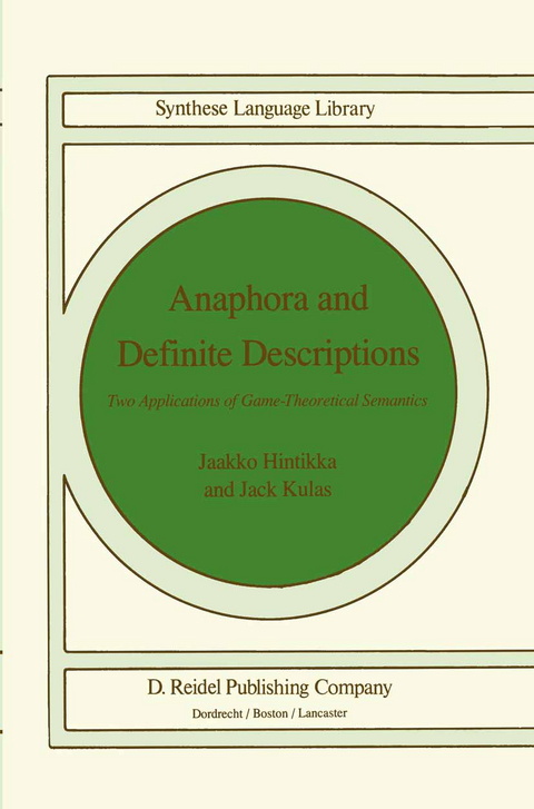 Anaphora and Definite Descriptions - Jaakko Hintikka, J. Kulas