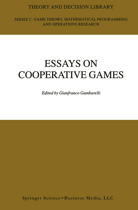 Essay in Cooperative Games - 