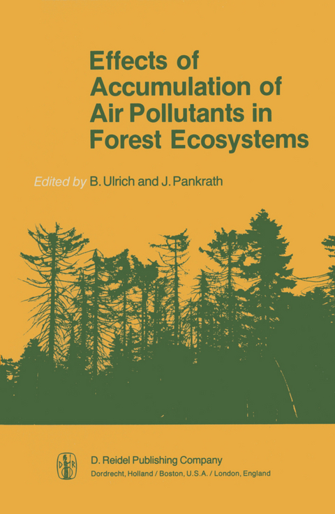 Effects of Accumulation of Air Pollutants in Forest Ecosystems - 