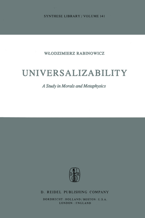 Universalizability - W. Rabinowicz