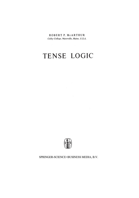 Tense Logic - R.L. McArthur