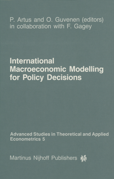 International Macroeconomic Modelling for Policy Decisions - 