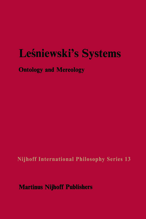 Leśniewski’s Systems - 