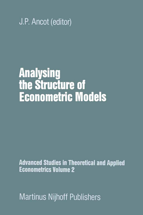 Analysing the Structure of Economic Models - 
