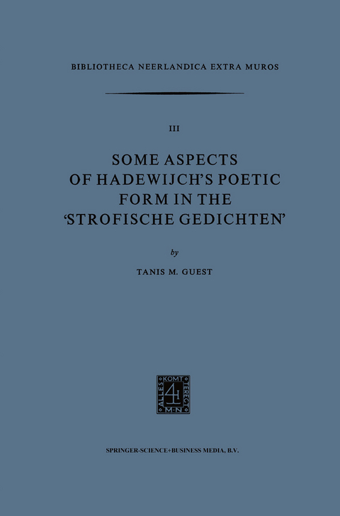 Some Aspects of Hadewijch’s Poetic form in the ‘Strofische Gedichten’ - Tanis M. Guest