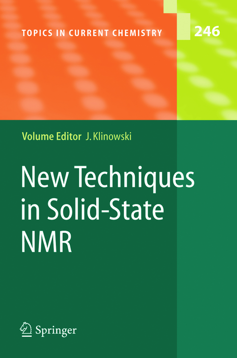 New Techniques in Solid-State NMR - 