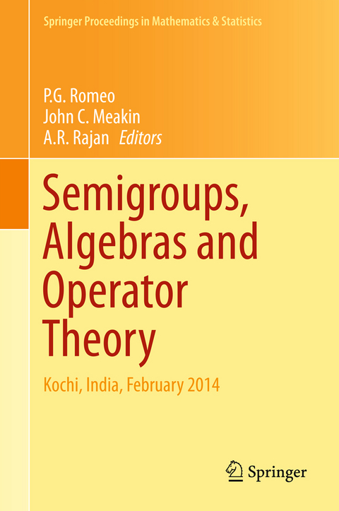 Semigroups, Algebras and Operator Theory - 