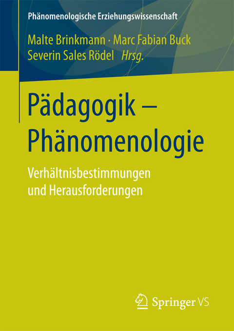 Pädagogik - Phänomenologie - 