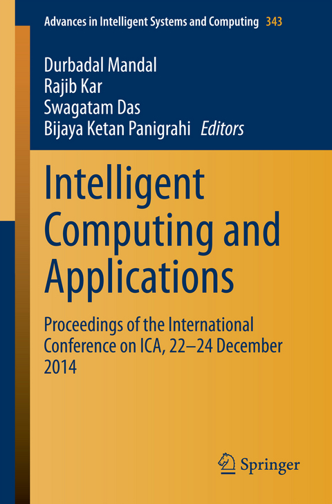 Intelligent Computing and Applications - 