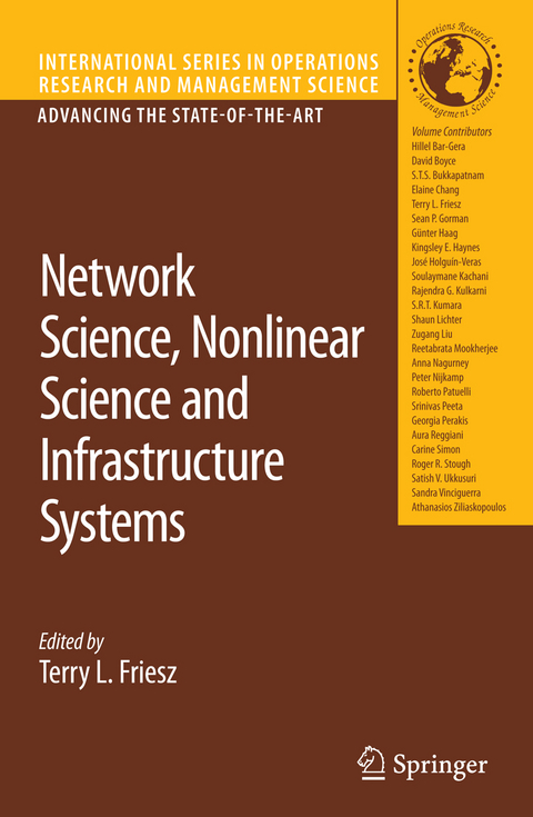 Network Science, Nonlinear Science and Infrastructure Systems - 