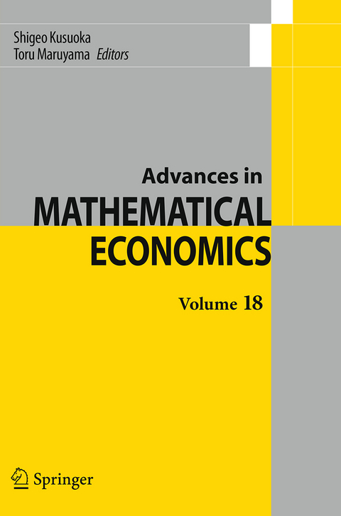 Advances in Mathematical Economics Volume 18 - 