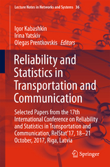 Reliability and Statistics in Transportation and Communication - 