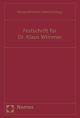 Festschrift für Dr. Klaus Wimmer - 